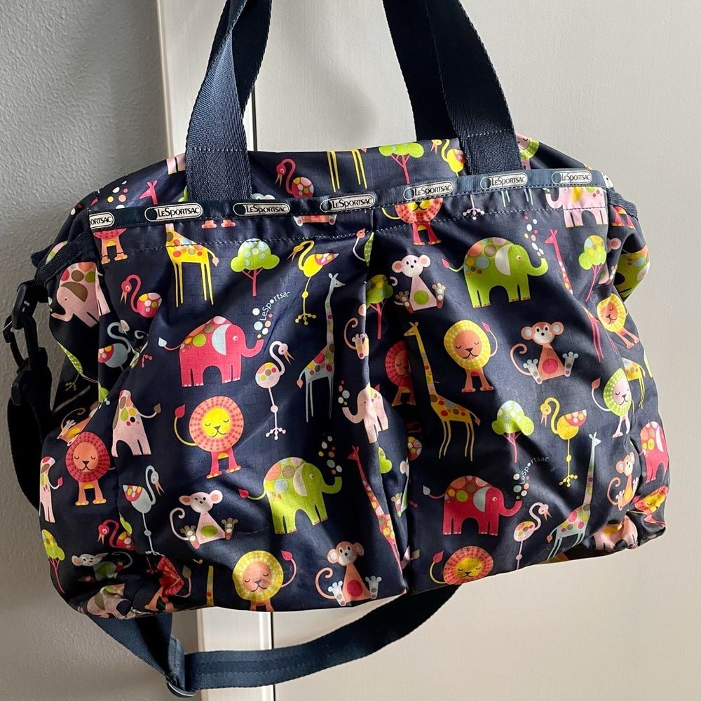 Lesportsac Animal Diaper bag with changing pad